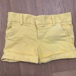 Alice + Olivia Yellow Shorts  (Cady Shorts) - Size 4